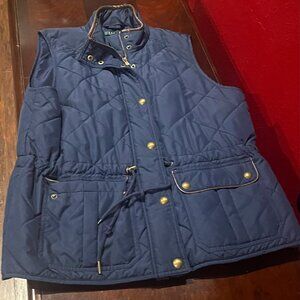 Navy RL Vest  Women’s XL